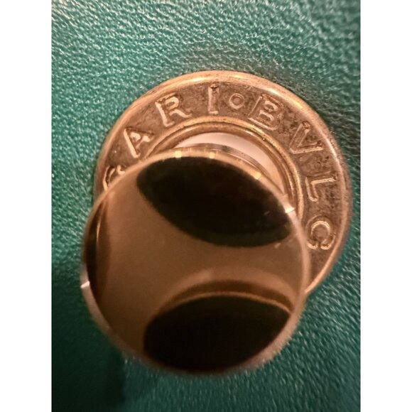 Bvlgari Serpenti Forever Emerald Green Leather Crossbody Bag With Gold Chain Str - Picture 12 of 16